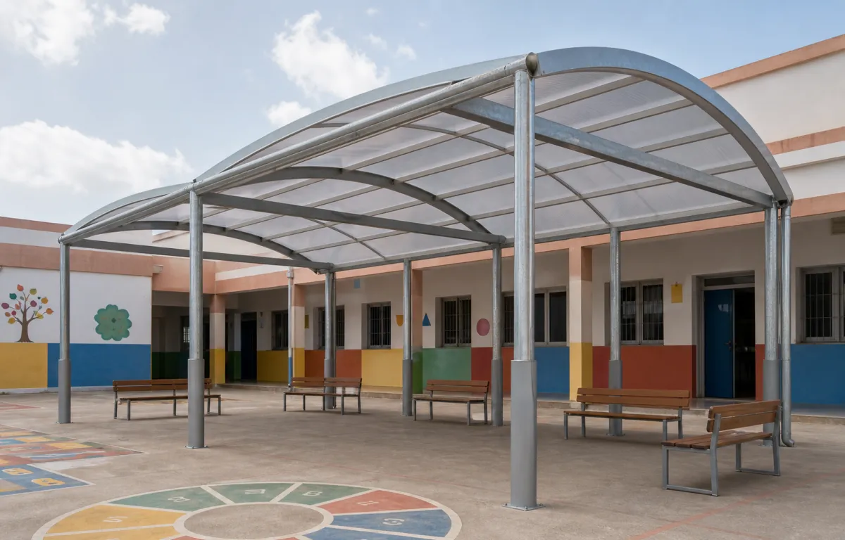 Préau d'École